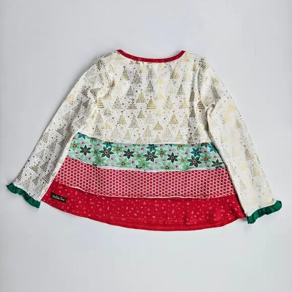 Matilda Jane Yuletide Memories Holiday Tunic Top Size 6 - Picture 2 of 6